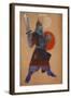 Costume Design for the Opera the Golden Cockerel by N. Rimsky-Korsakov-Sergei Vasilyevich Malyutin-Framed Giclee Print