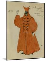 Costume Design for the Play the Masquerade by M. Lermontov, 1917-Alexander Yakovlevich Golovin-Mounted Giclee Print