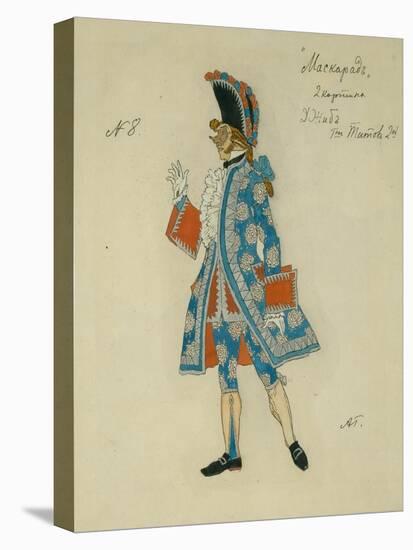 Costume Design for the Play the Masquerade by M. Lermontov, 1917-Alexander Yakovlevich Golovin-Stretched Canvas