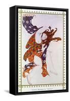 Costume Design For the Premiere Bacchante in the Ballet Narcisse-Leon Bakst-Framed Stretched Canvas