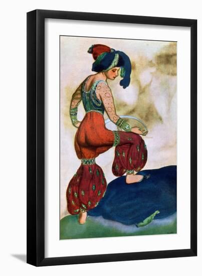 Costume Design For the Red Sultan, from Sheherazad-Leon Bakst-Framed Giclee Print