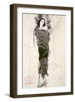 Costume Design for the The Ballet Dancer Ida Rubinstein, 1911-Leon Bakst-Framed Giclee Print