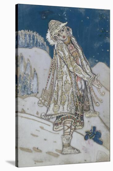 Costume Design for the Theatre Play Snow Maiden by A. Ostrovsky, 1912-Nicholas Roerich-Stretched Canvas