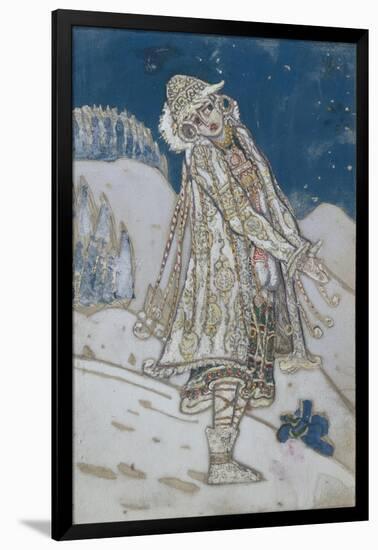 Costume Design for the Theatre Play Snow Maiden by A. Ostrovsky, 1912-Nicholas Roerich-Framed Giclee Print