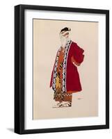 Costume Design-Léon Bakst-Framed Giclee Print