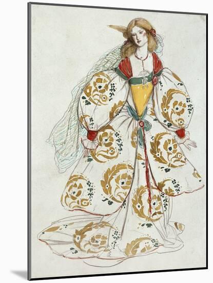 Costume Design-Charles Ricketts-Mounted Giclee Print