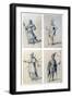 Costume Designs for Allegorical Characters, 16th Century-Giuseppe Arcimboldi-Framed Giclee Print