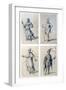 Costume Designs for Allegorical Characters, 16th Century-Giuseppe Arcimboldi-Framed Giclee Print