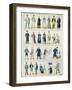 Costume Designs For an Adaptation of Les Miserables by Victor Hugo-Jules Marre-Framed Giclee Print