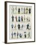 Costume Designs For an Adaptation of Les Miserables by Victor Hugo-Jules Marre-Framed Giclee Print