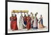 Costume Designs for Shakespeare's Play, Henry VIII, 19th Century-null-Framed Giclee Print