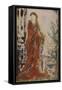 Costume du matin pour un portrait moderne-Gustave Moreau-Framed Stretched Canvas