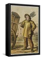 Costume, Dustman-HW Petherick-Framed Stretched Canvas