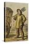 Costume, Dustman-HW Petherick-Stretched Canvas