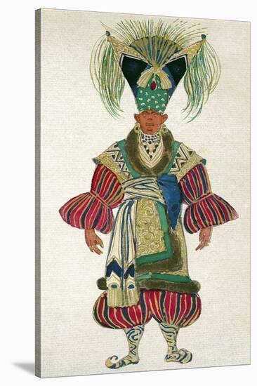 Costume for Barbizon in La Lampe d'Aladin-Leon Bakst-Stretched Canvas