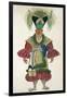 Costume for Barbizon in La Lampe d'Aladin-Leon Bakst-Framed Giclee Print