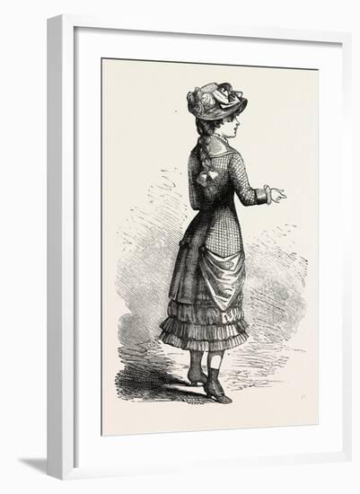 Costume for Girl of Ten, 1882, Fashion-null-Framed Giclee Print