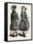 Costume for Girl of Ten Back and Front, Fashion, 1882-null-Framed Stretched Canvas