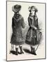 Costume for Girl of Ten Back and Front, Fashion, 1882-null-Mounted Giclee Print