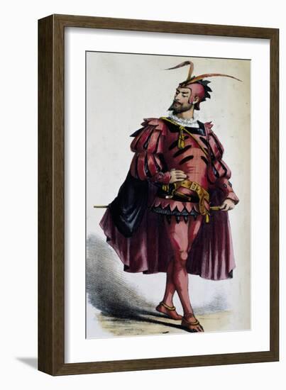 Costume for Mephistopheles, from Art of Disguise-Leonard Gaultier-Framed Giclee Print