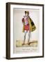 Costume for Monsieur Garcia in the Role of Don Juan in the Opera "Don Giovanni"-Gottfried Engelmann-Framed Giclee Print