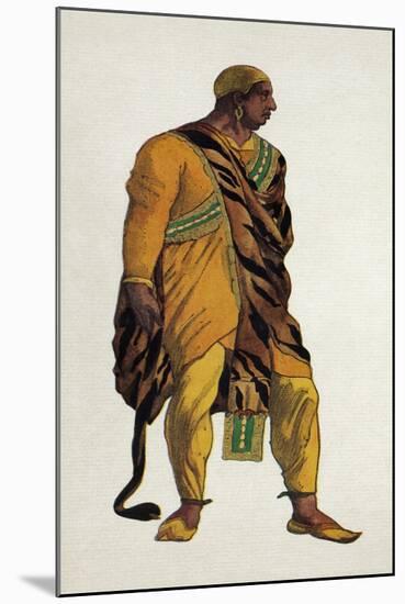 Costume for Venetian Pirate-Leon Bakst-Mounted Giclee Print