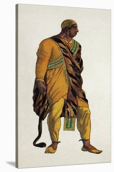 Costume for Venetian Pirate-Leon Bakst-Stretched Canvas
