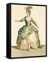 Costume for Venus in Several Operas, Engraved by the Artist, circa 1780-Jean Baptiste Martin-Framed Stretched Canvas