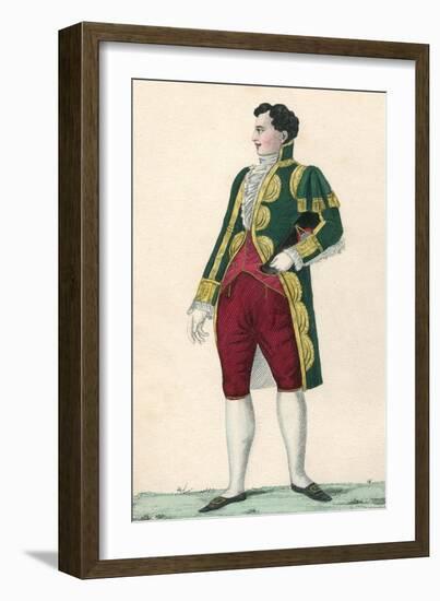 Costume, French Page 1800-null-Framed Art Print