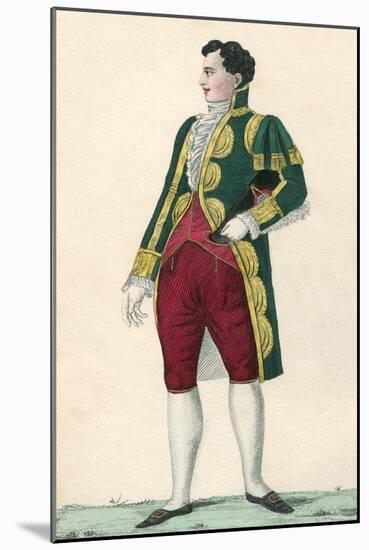 Costume, French Page 1800-null-Mounted Art Print