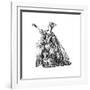 Costume from the French Theatre-Moreau-Framed Giclee Print