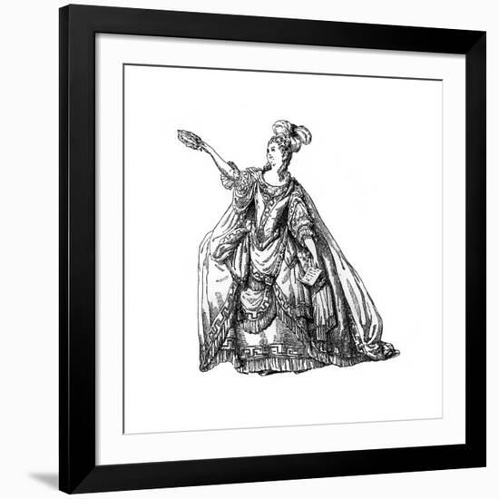 Costume from the French Theatre-Moreau-Framed Giclee Print