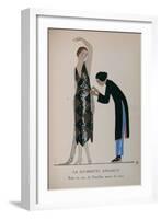 Costume Illustration by A. E. Marty-null-Framed Art Print