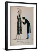 Costume Illustration by A. E. Marty-null-Framed Art Print