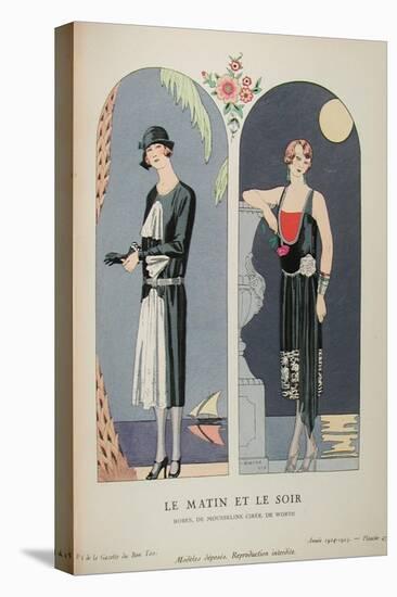 Costume Illustration by Georges Barbier-null-Stretched Canvas