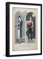 Costume Illustration by Georges Barbier-null-Framed Art Print