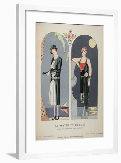 Costume Illustration by Georges Barbier-null-Framed Art Print