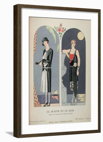 Costume Illustration by Georges Barbier-null-Framed Art Print