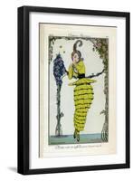 Costume Illustration by Gerda Wegener-null-Framed Art Print