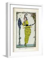 Costume Illustration by Gerda Wegener-null-Framed Art Print