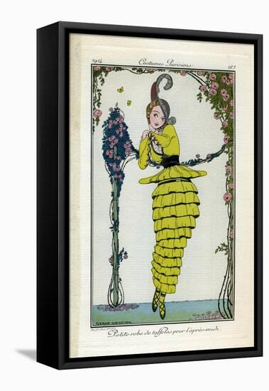 Costume Illustration by Gerda Wegener-null-Framed Stretched Canvas