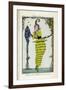 Costume Illustration by Gerda Wegener-null-Framed Art Print