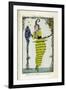 Costume Illustration by Gerda Wegener-null-Framed Art Print