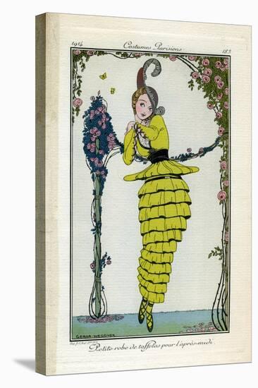 Costume Illustration by Gerda Wegener-null-Stretched Canvas