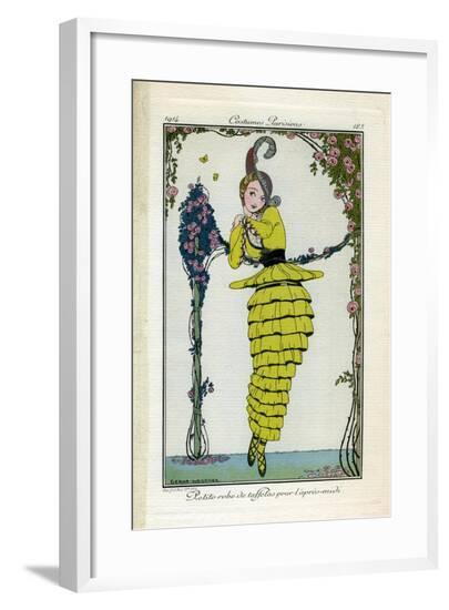 Costume Illustration by Gerda Wegener--Framed Art Print