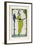 Costume Illustration by Gerda Wegener-null-Framed Art Print