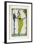 Costume Illustration by Gerda Wegener-null-Framed Art Print