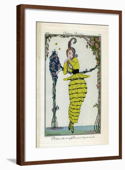 Costume Illustration by Gerda Wegener-null-Framed Art Print