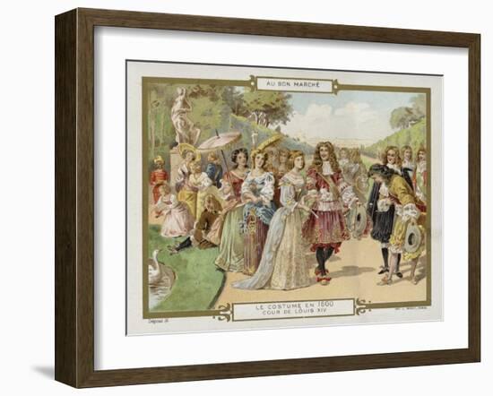 Costume in 1600 - the Court of Louis XIV-null-Framed Giclee Print