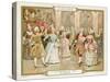 Costume in 1700: Dancing the Minuet-null-Stretched Canvas